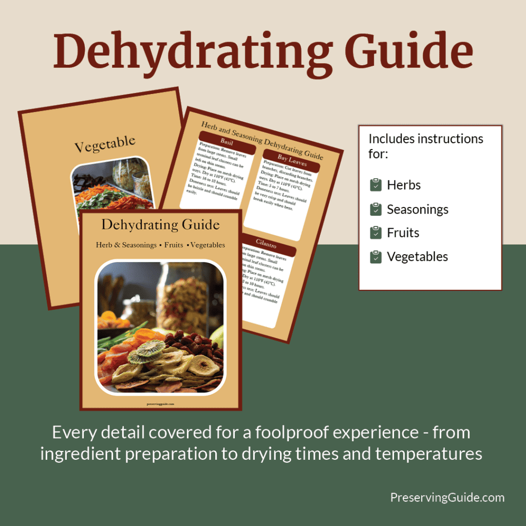 Dehydrating Guide
