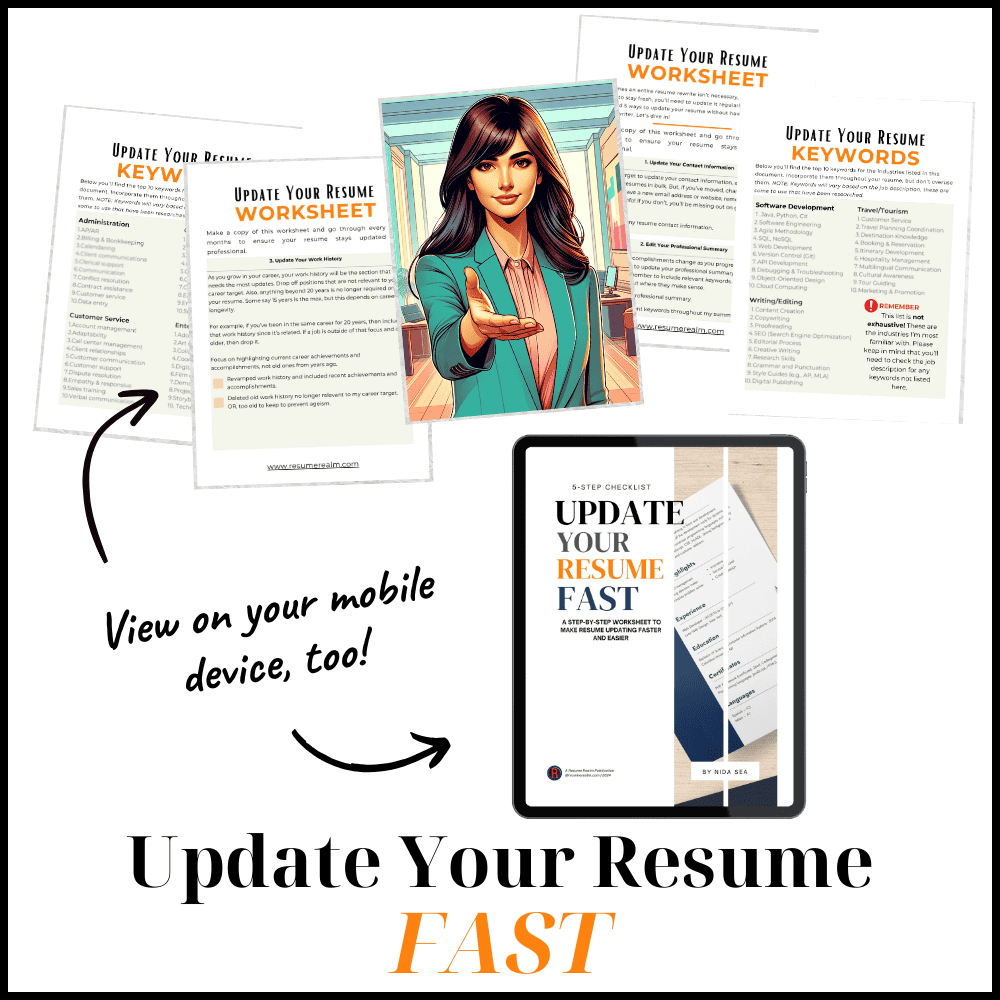 Update Your Resume FAST