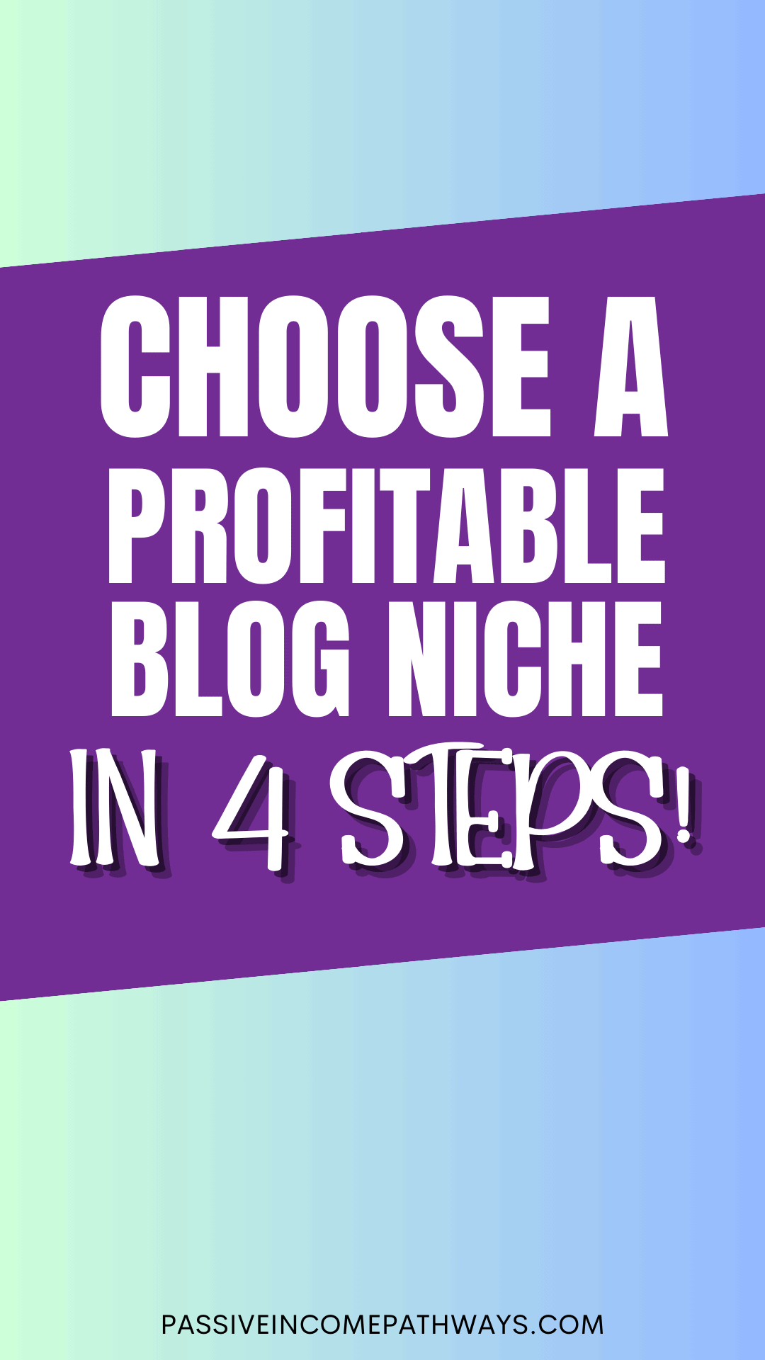How to Choose A Profitable Blog Niche: Step by Step - Passive Income ...